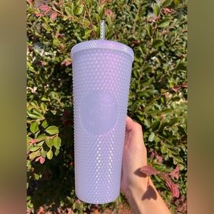 NWT 2021 Holiday Icy Iridescent Studded Bling Venti Tumbler